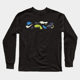 Cool color wave of Platypi Long Sleeve T-Shirt